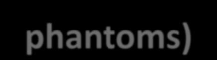 Πλειάδες φαντάσματα (phantoms) Τα phantoms είναι πλειάδες που θα έπρεπε να έχουν φραγή αλλά δεν έχουν, γιατί δεν υπήρχαν όταν
