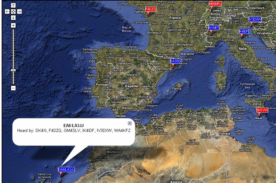 Beacon monitoring projekti 3b / WSPRnet Timestamp Call MHz SNR Drift Grid Pwr Reporter RGrid km az 2011-01-07 19:44 AB2ZY 7.040133-11 -1 FN32bt 10 N3PU EM74 1339 230 2011-01-07 19:44 N8HTG 7.