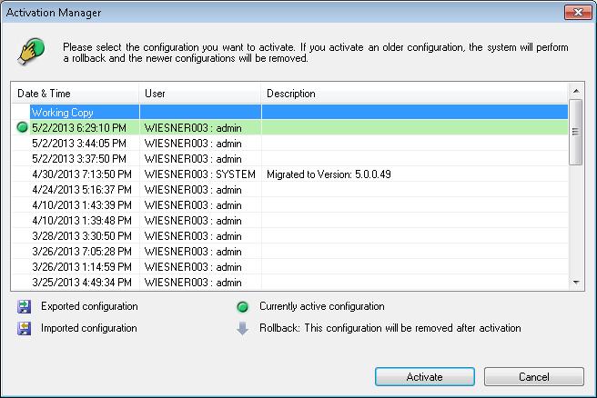 Bosch VMS Viewer Καθολικά παράθυρα του Configuration Client el 73 14 Καθολικά παράθυρα του Configuration Client Στο κεφάλαιο αυτό περιέχονται πληροφορίες σχετικά με μερικά βασικά παράθυρα εφαρμογών