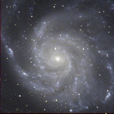 Spiralna galaksija Vetrnica, M101 nahaja se v ozvezdju Veliki Medved odkril jo je Pierre Mechain l. 1781 oddaljenost dobrih 20 milijonov sv. let, premer 170000 sv.