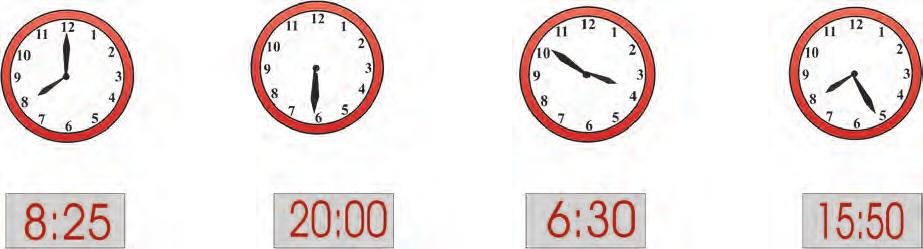 100063_10 EPΓAΣIΩN TEYXOΣ Δ 6/2/2013 12:38 μμ Page 16 49 Μέτρηση του χρόνου Ενώνω με μια γραμμή τα ρολόγια με