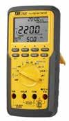 Hz~20 MHz :فرکانس: 200/2 K/20 K/ 200 K /2 20 / M Ω :مقاومت: 2000p/200n/2 µf/20 :خازن: µf K نوع ترموکوپل ورودی دارای : LCR Multimeter Tes-2950, True RMS TES-2950 مدل True RMS متر LCR و متر مولتی