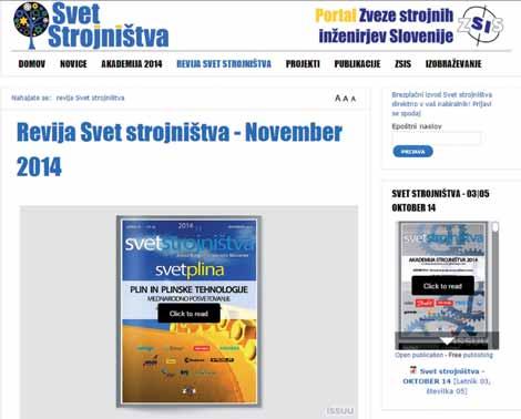 Piše:, urednik revije Vzdrževalec Spoštovani bralci, danes predstavljamo spletno stran:.