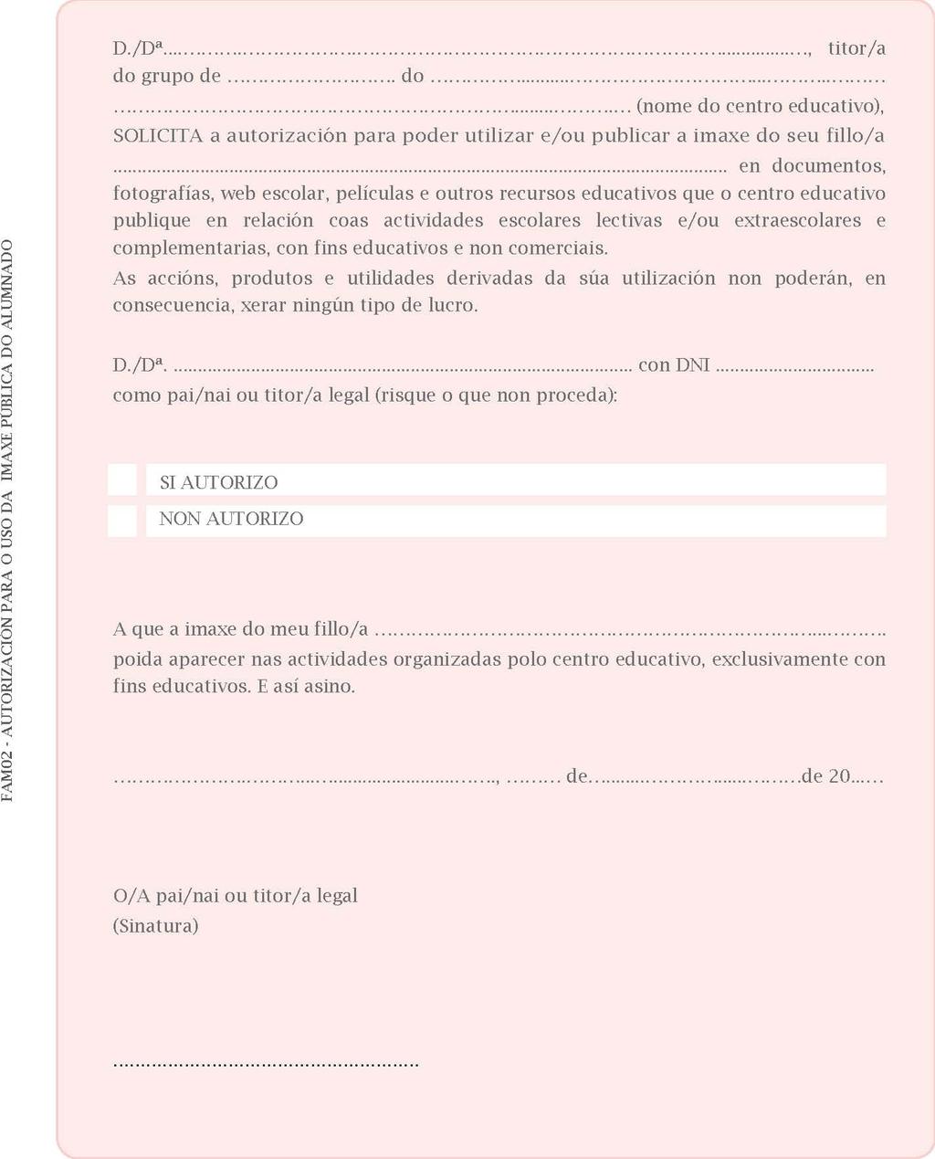 XUNTA DE GALICIA CONSELLERÍA DE EDUCACIÓN E O. U. CEIP.