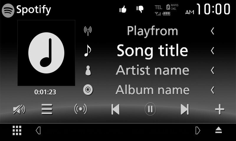 APPS Android Auto /Apple CarPlay عملیات Spotify درباره Pandora iphone یا ipod لمسی جدیدترین نسخه برنامه Pandora را روی iphone یا ipod خود نصب کنید.