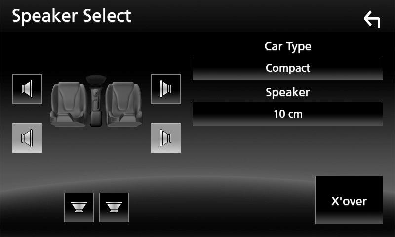 ادص لرتنک Speaker میتوانید نوع بلندگو و اندازه آن را برای برخورداری از بهترین جلوههای صدا انتخاب کنید.