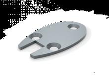 28 Εξαρτήματα Accessories Προφίλ & Εξαρτήματα Profiles & Accessories Τάπα κολώνας FSN-102 End cap for column FSN-102 4924 Τάπα δεξιά