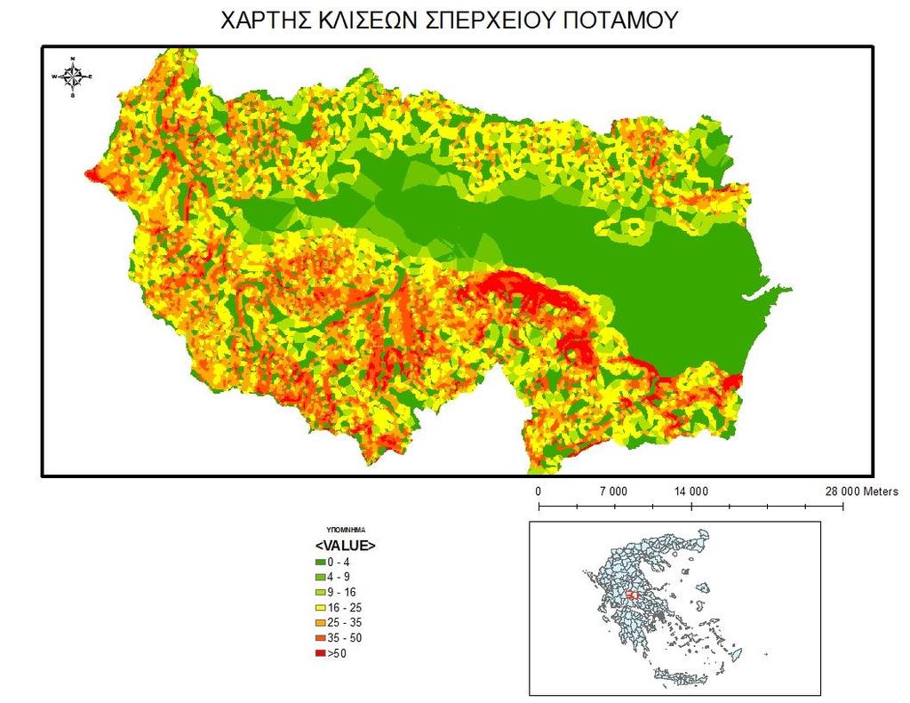 Χάρτης 4: Χάρτης κλίσεων