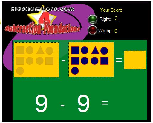 Ενότητα 5 7 (γ) Ιστοσελίδα http://www.kidsnumbers.com/subtracting_foundations.