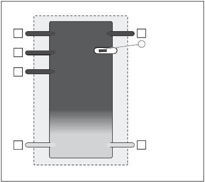 Instalimi VWZ MPS 40 Diagrama funksionale e shkëmbyesit të nxehtësisë të ngrohje/ftohjes së ujit VWZ MPS 40 D C E 1 A Lidhja 1 B Lidhja 1 C Lidhja 1 D Lidhja 1 E Lidhja 1 ¼ F