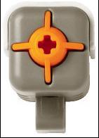 1. Αισθητήρας αφής Ο αισθητήρας αφής διαθέτει ένα πορτοκαλί κουμπί στην μία άκρη του.