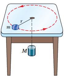 مسافری به جرم m را درنظر بگیرید که در یک مسیر دایره ای افقی به شعاع r با سرعت v در حال حرکت است.