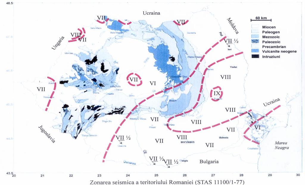 4.5.3. Seismicitate Cutremurele de pământ cunosc în ţara noastră o frecvenţă deosebită, şi chiar o intensitate destul de mare. Marea majoritate a seismelor de la noi sunt de natură tectonică.