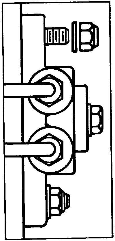 Ενότητα 5 - Συντήρηση 5. Ελέγχετε τα καλώδια γείωσης του περιβλήματος του αναρτήρα καρντάν για την ύπαρξη χαλαρών συνδέσεων, σπασμένων συνδέσμων ή ξεφτισμένων καλωδίων.
