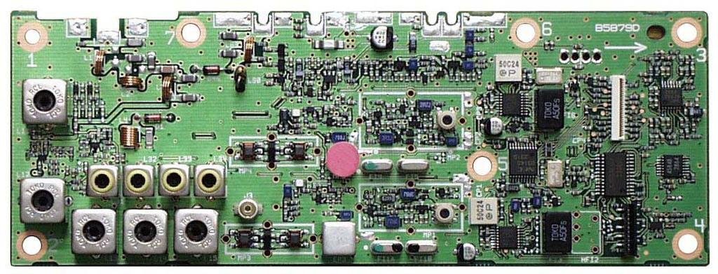 SETION INSIDE VIEWS - I-M0 MAIN UNIT RF amplifier (Q: SK) RF amplifier (for H0) (Q: SK) Antenna switch circuit st mixer circuit (for H0) D: HSWS L, L: D-=P st