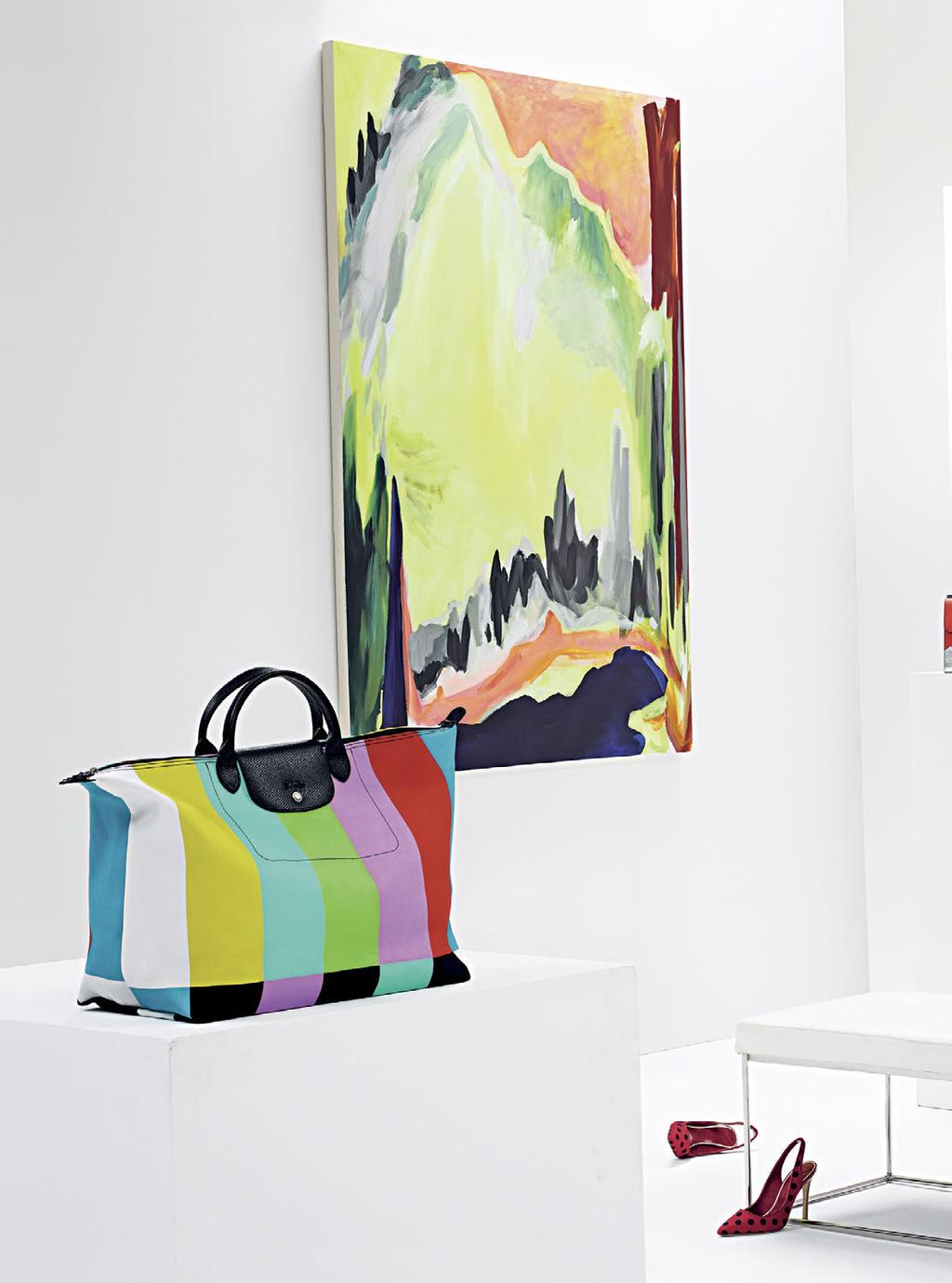 16 mc Τσάντα Jeremy Scott for Longchamp, μοντέλο Le pliage,