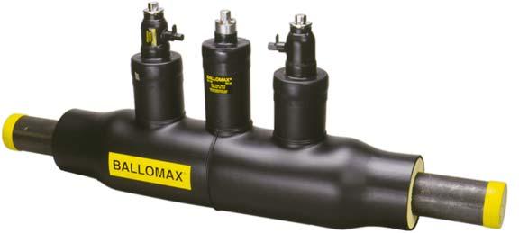 PREMANT-WAG Predizolovaný oceľový guľový kohút BALLOMAX DN 40 DN 300, PN 16/25 7.316 DN Katal.
