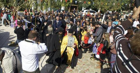 Σήμερα ὑποδεχόμαστε τόν πρῶτο ἐκ τοῦ ἱεροῦ Κλήρου τῆς θεοσώστου Ἱερᾶς Μητροπόλεώς μας, τόν μέχρι προτινός Πρωτοσύγκελλό της.