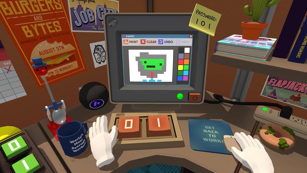 Δημοφιλή παιχνίδια προσομοίωσης σε εικονική πραγματικότητα Job Simulator : Σε έναν κόσμο 30 χρόνια από