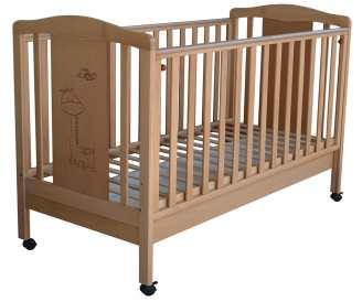 cot with orthopedic base 3 positions and drawer