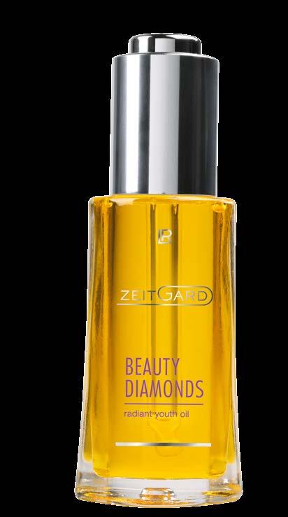 NEO LIMITED EDITION 95% των γυναικών που συμμετείχαν στη δοκιμή προϊόντος θα πρότειναν το προϊόν σε μια φίλη τους LR ZEITGARD Beauty Diamonds Radiant Youth Oil Θρέφει και αναζωογονεί την επιδερμίδα,