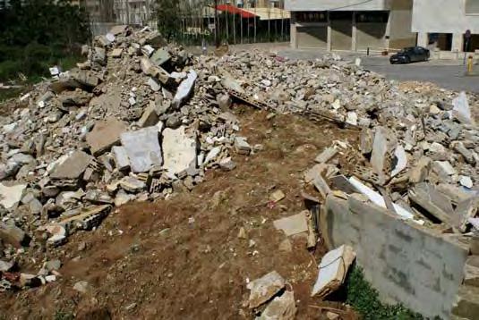 المرب ع.8 8 مبادرات التخل ص من النفايات اإللكتروني ة نفايات الردميات في زلقا )المتن( 25