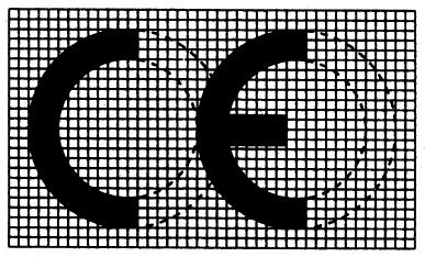 ΠΑΡΑΡΤΗΜΑ V 2004/108 (προσαρμοσμένο) ΣΗΜΑΝΣΗ «CE», ΚΑΤΑ ΤΟ ΑΡΘΡΟ 8 Η σήμανση «CE» αποτελείται από τα αρχικά «CE» με την ακόλουθη μορφή: Η σήμανση CE πρέπει να έχει ύψος τουλάχιστον 5 mm.