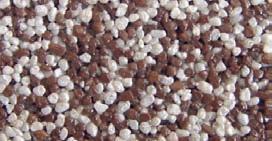 Aspect aglomerat, ob]inut cu produsul Ceresit CT 137, cu o
