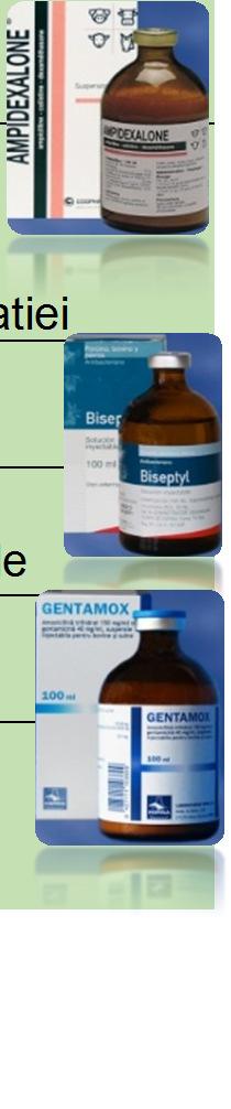 ml/15 kg/48 h, max. 5 zile, SC, IM Amoxicillin 15% Cabaline, bovine, suine: 1 ml/15 kg, IM, repetare daca e cazul.