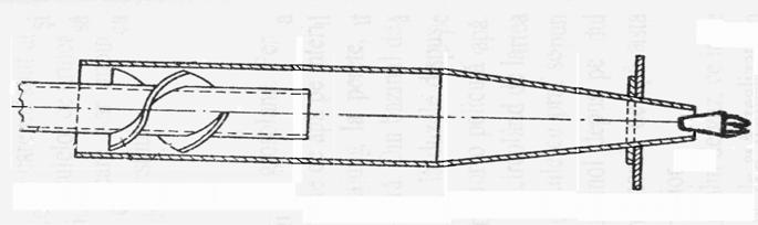 Fig.4.11 Element de multiciclon cu spirocon Fig. 4.