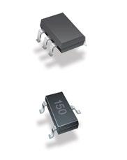 Transient Voltage Suppressor (TVS) Diode Arrays Absolute Max. Ratings (TA = 25 C) Vwm Vc Ipp Vbr min. Ct typ (pf) CDSOT23-T03 SOT23 3.3 10.9 43 4.0 500 CDSOT23-T05 SOT23 5.0 13.5 42 6.