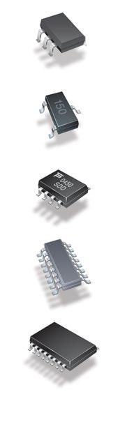 Transient Voltage Suppressor (TVS) Diode Arrays Absolute Max. Ratings (TA = 25 C) Vwm Vc Ipp Electrical Characteristics (TA = 25 C) Vbr min. Ct typ (pf) CDSOT236-T05 SOT23-6 5.0 21 17 6.