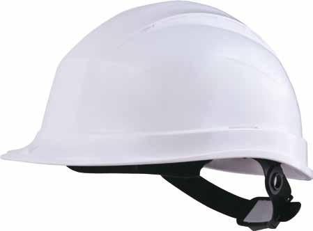 ΠΡΟΣΤΑΣΊΑ ΚΡΑΝΊΟΥ Κράνη εργοταξίου SUPER QUARTZ Κέλυφος σε ABS-PC Καλύπτρα πιο ανθεκτική χάρη σε άκαμπτες πλαστικές στηρίξεις πάνω στις 3 πλεκτές ζώνες Ειδική