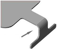 Najčešći oblik savijanja je V profil Alat žig tlači limeni obradak gurajući ga u matricu.