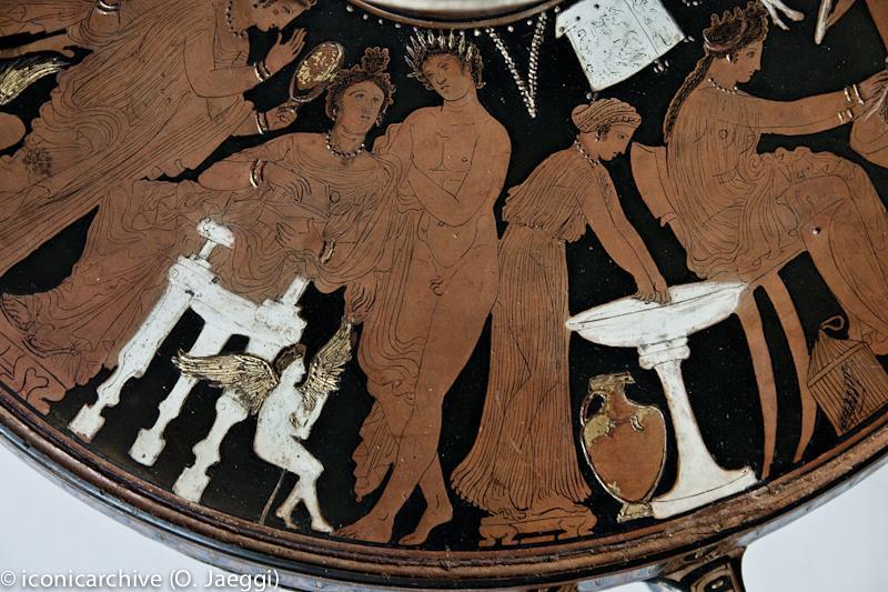 Ζωγράφος του Μαρσύα Πώμα λεκανίδας Αγαλματώδεις