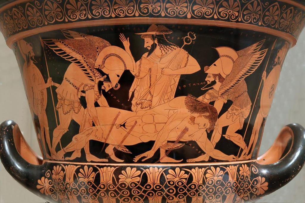 Ευφρόνιος = το αριστούργημά του = καλυκωτός κρατήρας