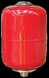 Corpul de forma cilindrica este confectionat din otel finisat cu vopsea rosie. Membrana este din cauciuc, poate fi folosita pentru apa potabila.