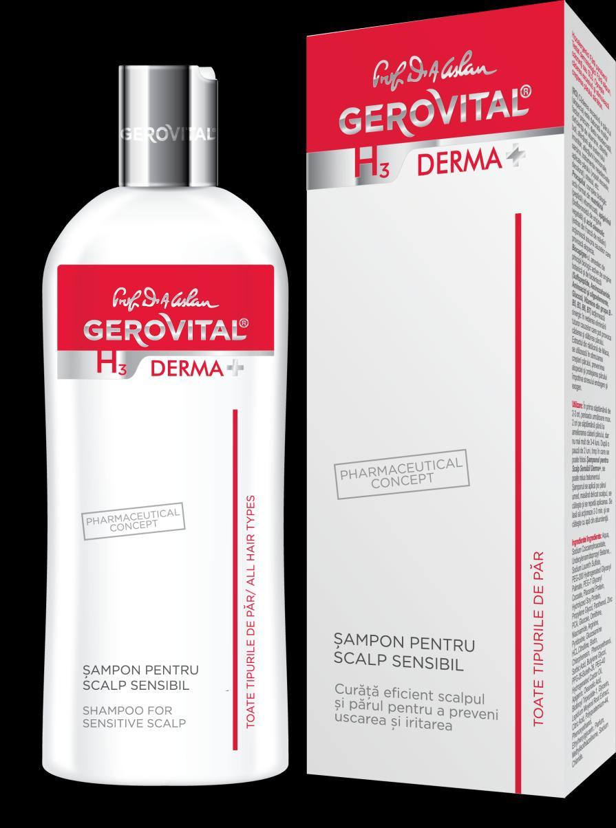 Pentru toate tipurile de par ȘAMPON PENTRU SCALP SENSIBIL Actiunea sinergica a extractelor din continut are ca efect calmarea scalpului, disparitia senzatiilor neplacute de durere, mancarime,