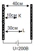 А. ¼ B. -½ C. -1 D. ½ E. -¼ 5. K ба L цэгийн хүчлэгийн харьцаа ямар байх вэ? А. 3 В. С. 1 D. 1/3 E. ½ 6. K ба L цэгийн потенциалын ялгаврыг олно уу? А. 40B B. 50B C. 75B D. 100B E. 150B 7.