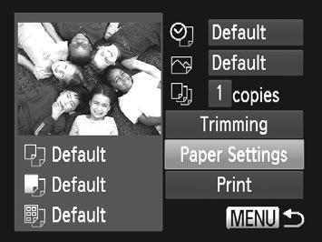 Tlač snímok Vytlačte snímku. Na obrazovke zobrazenej v kroku č. 1 vyberte pomocou tlačidiel op alebo otáčaním ovládača 7 položku [Print/Tlačiť] astlačte tlačidlo m.