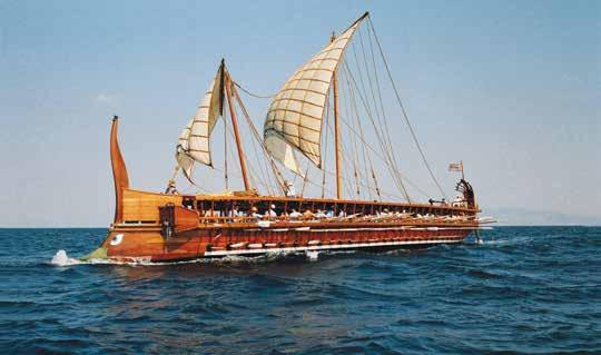Η τριήρης Ολυμπιάς. (Φωτ. ΓΕΝ/ΔΕΔΗΣ).