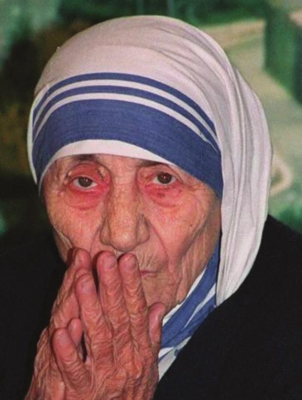 II Άλλες σύγχρονες χριστιανικές παρουσίες Μητέρα Τερέζα, η «αγία των φτωχών».
