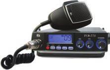 Staţie radio Multi standard Squelch automat şi manual Ton Beep Iluminare ecran selectabilă Funcţia de Scanare Funcţia de EMG Funcţia LCR Alimentare 12/24V Blocare tastatură Putere de emisie: 4W FM /