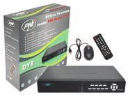 264 Cadre pe secundă: 60 fps (NTFS) / 50 fps (PAL) Rezoluție înregistrare: 1080p/Rezoluție redare: 720p (HDMI) Capacitate stocare: maxim 1 x HDD 3 TB Rețea: RJ45, 10/100 Mbps Intrări audio: RCAx4 /