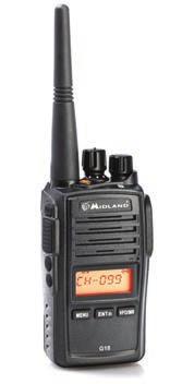 STAȚII RADIO PMR446/DUAL-BAND 45 NOU Versiune G15: PMR446 Culoare: Negru Putere: 0,5 W Canale PMR446: 8 + 8 preprogramate Pachetul G15 include: Staţie radio, suport centură, alimentator de perete,