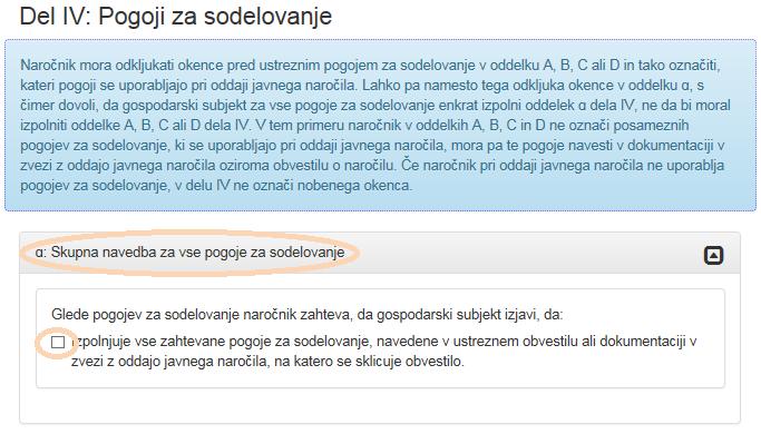 dokumentaciji 9, izjasnijo z eno samo izjavo tisto umeščeno v Oddelek α.