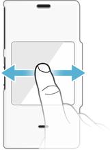 Εκμάθηση των βασικών λειτουργιών Αλληλεπίδραση με το παράθυρο Μόλις ολοκληρώσετε τη ρύθμιση του παραθύρου Style Cover και το προσαρτήσετε το τηλέφωνό σας, πρέπει να κλείσετε το κάλυμμα για να