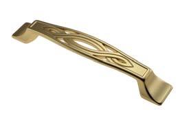 ORO LUCIDO CON SWAROWSKI, POLISHED GOLD HANDLE WITH SWAROWSKI CRYSTALS, TIRADOR COLOR ORO