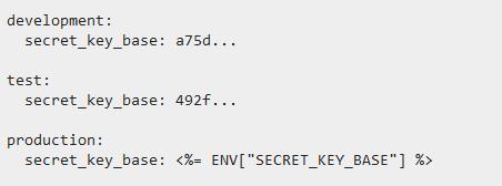 Αυτό σημαίνει ότι η ασφάλεια αποθήκευσης εξαρτάται από το μυστικό κλειδί (και τον αλγόριθμο, που από προεπιλογή είναι SHA1 για λόγους συμβατότητας) [7] [41]. Η secrets.