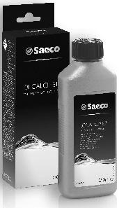 Προσοχή: Χρησιμοποιήστε αποκλειστικά το διάλυμα αφαλάτωσης Saeco που έχει ειδική σύνθεση για να βελτιστοποιεί την απόδοση της μηχανής.